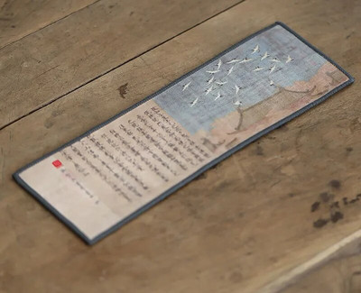 Sutirštintos medvilnės spausdintas arbatos rankšluosčio audinys, sugeriantis Zen Kiniškas mažas arbatos rankšluostis Kinijos stiliaus arbatos rankšluosčių padėklas 1vnt LE768