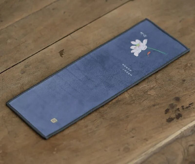 Sutirštintos medvilnės spausdintas arbatos rankšluosčio audinys, sugeriantis Zen Kiniškas mažas arbatos rankšluostis Kinijos stiliaus arbatos rankšluosčių padėklas 1vnt LE768