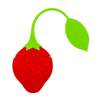 Strawberry Design Loose Tea Leaf Strainer Loose Herbal Spice Infuser Filter Diffuser Creative Bar Tools Кухненски аксесоари