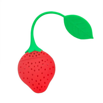 Braškių dizaino birių arbatos lapų sietelis Žolelių prieskonių infuzorius Filtro difuzorius Creative Bar įrankiai Virtuvės aksesuarai