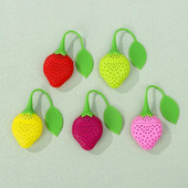 Õllepruulimisseade Difuusor Teekann vidinad Korduvkasutatav teepakk Tee infusiooniseade Kohvifilter maasika teepakk Silikoonist teepall