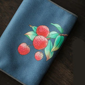 2023. aasta uus Hiina iidne maalimine teealus Loominguline laudlina teetee tarvikud vett imavad teekangast teetööriistad LE781