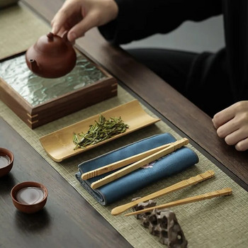 2023 Нова китайска древна живопис Чаена подложка Творческа покривка за маса Чаена пътека Аксесоари Водопоглъщаща чайна кърпа Инструменти за чай LE781