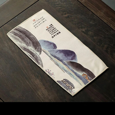 2023. aasta uus Hiina iidne maalimine teealus Loominguline laudlina teetee tarvikud vett imavad teekangast teetööriistad LE781