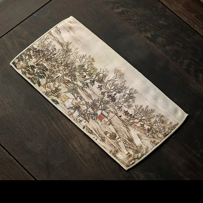 2023. aasta uus Hiina iidne maalimine teealus Loominguline laudlina teetee tarvikud vett imavad teekangast teetööriistad LE781