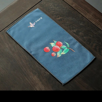 2023. aasta uus Hiina iidne maalimine teealus Loominguline laudlina teetee tarvikud vett imavad teekangast teetööriistad LE781