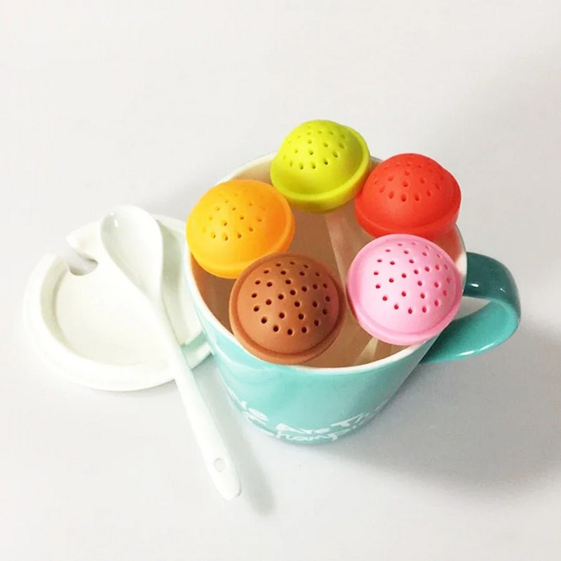 Creative Lollipop Shape Silicon Sweet Tea Infuser Candy Lollipop Lahtised Lehed Kruus Kurn Tass järsem tee ja kohvi jooginõude jaoks