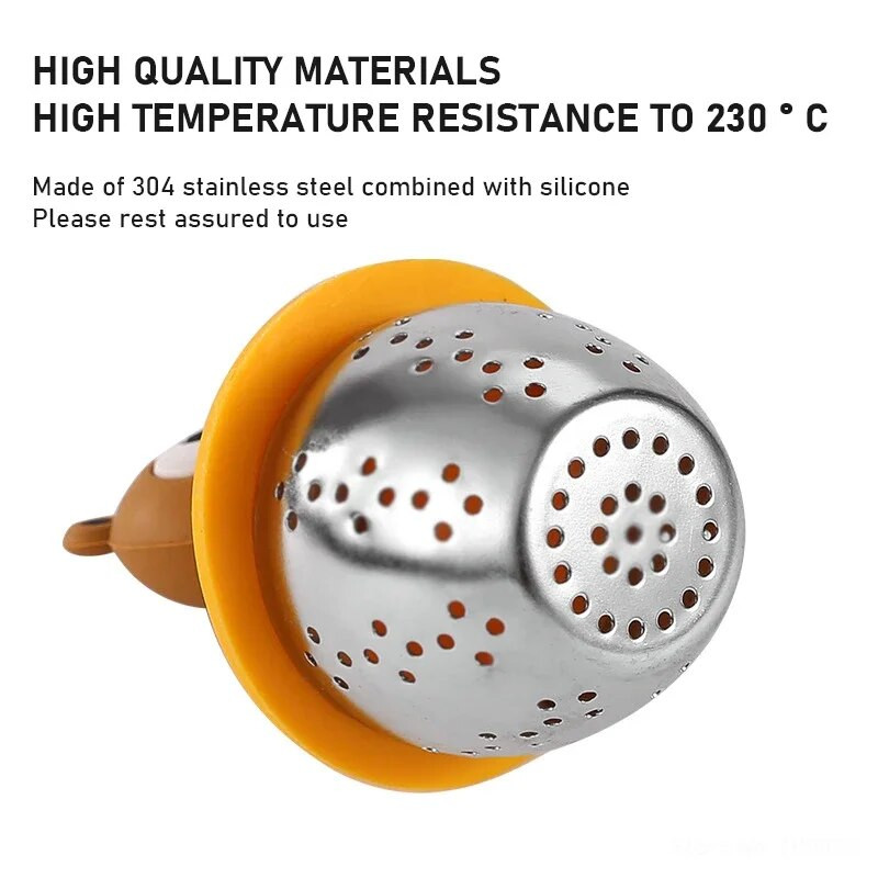Cartoon Cute Tea Infuser Vürtsfilter karu kass Duck Rose Rabblt teepakk Lehtede hajuti Teenõu sõel Taimsed tarvikud Teekeetja