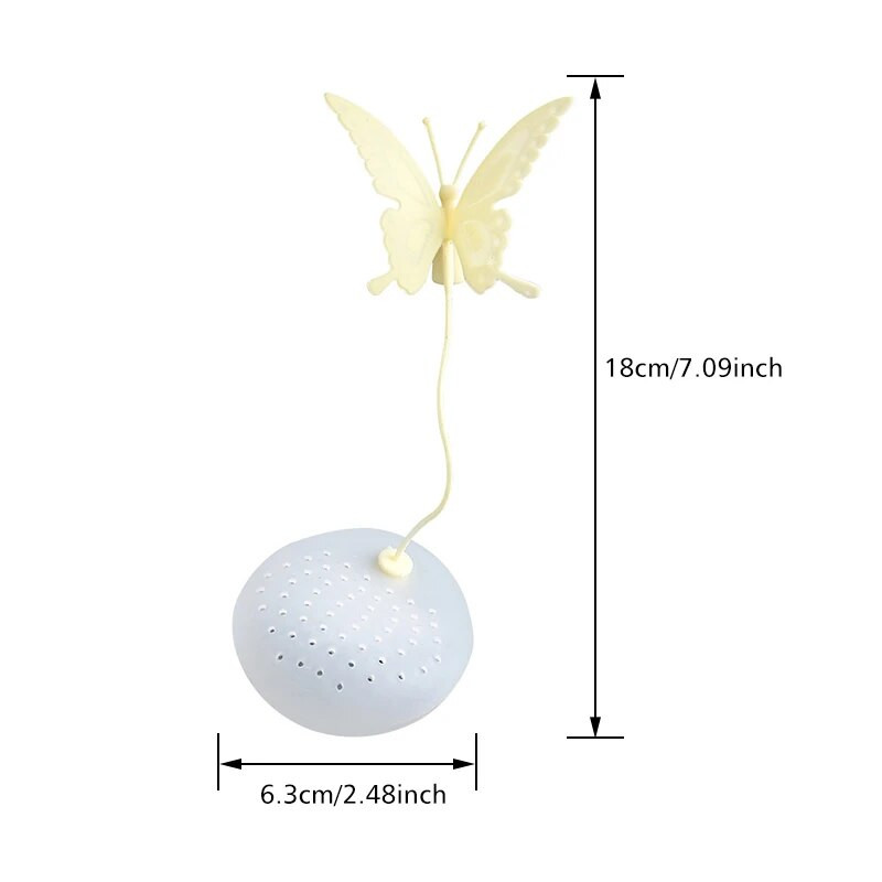 Silikoonist teesõelad Kohvi lahtised teelehed Difuusor Infusioonid Filtrikonteiner Liblikad Teenõud Köögitarvikud