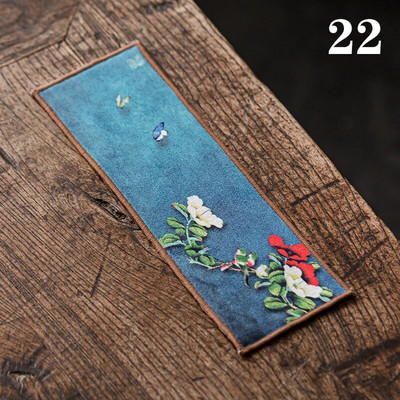 Uus klassikaline hiina maalitud teekomplekt käterätik Salvrätik Alusalus Lauanõud Lauakanga kaunistus Puuvillane sametne imav matt