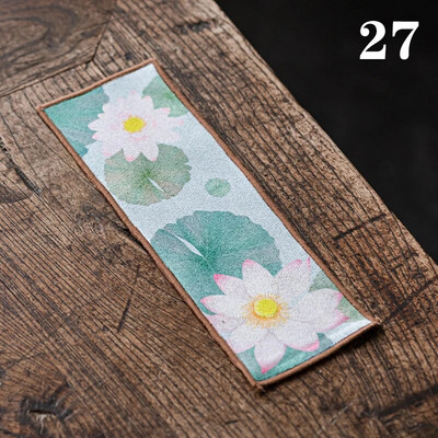 Uus klassikaline hiina maalitud teekomplekt käterätik Salvrätik Alusalus Lauanõud Lauakanga kaunistus Puuvillane sametne imav matt