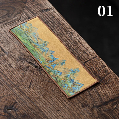 Uus klassikaline hiina maalitud teekomplekt käterätik Salvrätik Alusalus Lauanõud Lauakanga kaunistus Puuvillane sametne imav matt