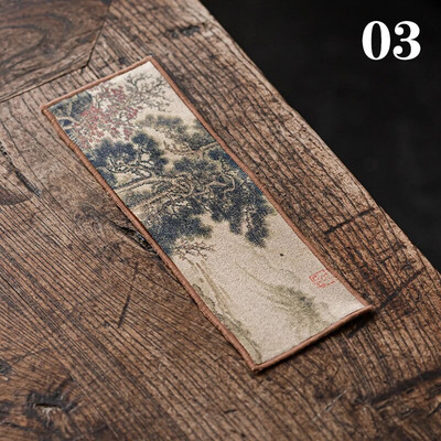 Uus klassikaline hiina maalitud teekomplekt käterätik Salvrätik Alusalus Lauanõud Lauakanga kaunistus Puuvillane sametne imav matt