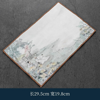 Obojana pamučna kuhinjska krpa, upijajuća krpa, zadebljana krpa za čišćenje stola, krpa za čišćenje kućanske kuhinje