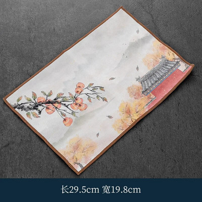 Obojana pamučna kuhinjska krpa, upijajuća krpa, zadebljana krpa za čišćenje stola, krpa za čišćenje kućanske kuhinje