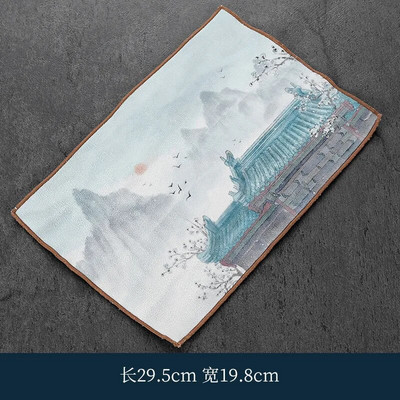 Obojana pamučna kuhinjska krpa, upijajuća krpa, zadebljana krpa za čišćenje stola, krpa za čišćenje kućanske kuhinje