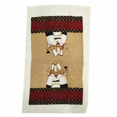 1vnt 40x70cm Vintažinių gėlių tašku margintas medvilninis arbatos rankšluostis virtuvės rankšluostis Vandenį sugeriantis valymo audinys Namų vakarėlio dovana