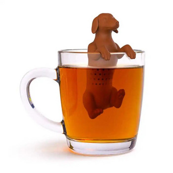 Silicone Tea Infuser Cute Animal Shape Flexible Silicone Tea Strainer Filter Diffuser for Loose Tea Home Office