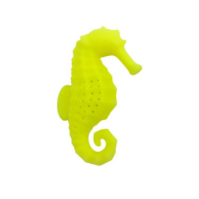 Hippocampuse silikoonsõel Loomingulised teekotid Filtriga loomatee infusioon kohvi jaoks lahtise tee teenõu kingitus armastajatele