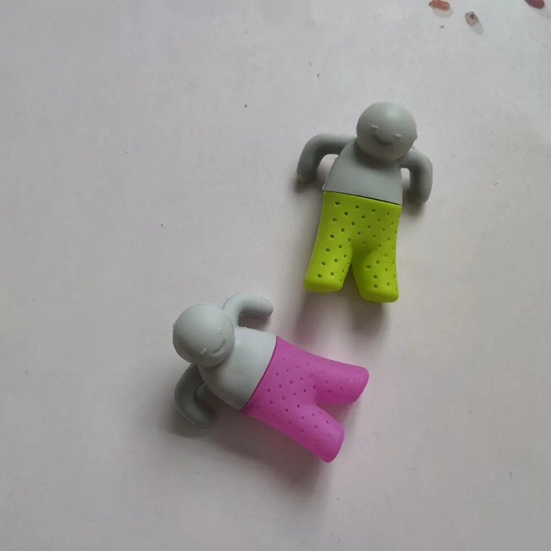 3vnt Silikoninis arbatos sietelis Įdomus gyvenimo partneris Mielas arbatinukas arbatos filtras Infuser Arbatinukas Arbatos priedai Virtuvės įrankiai