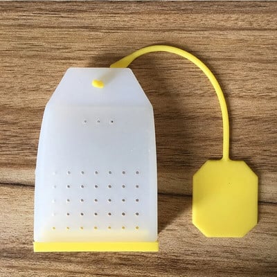 Kreativno jednostavno silikonsko cjedilo za čaj, uljev za biljne začine, filtarski difuzor, kuhinjski prijenosni alat za kavu i čaj, 1 kom