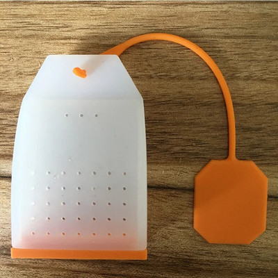 Kreativno jednostavno silikonsko cjedilo za čaj, uljev za biljne začine, filtarski difuzor, kuhinjski prijenosni alat za kavu i čaj, 1 kom