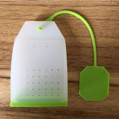 Kreativno jednostavno silikonsko cjedilo za čaj, uljev za biljne začine, filtarski difuzor, kuhinjski prijenosni alat za kavu i čaj, 1 kom