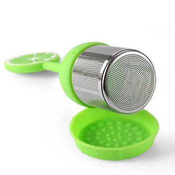 Καρπούζι Κάκτος Λεμόνι Flamingo Pineapple Silicone Tea Infuser Σούπα με λεπτό πλέγμα Tea Leak Filter Tea Maker Flower Pot Teaware