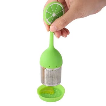 Καρπούζι Κάκτος Λεμόνι Flamingo Pineapple Silicone Tea Infuser Σούπα με λεπτό πλέγμα Tea Leak Filter Tea Maker Flower Pot Teaware