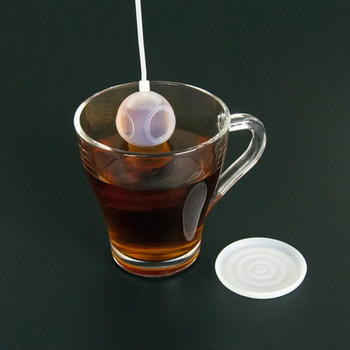 Хранителен силикон за изтичане на подводница Diver Tea Infuser Цедка за листни листа Филтър Билкови кухненски консумативи Многократно използвани инфузери за чай