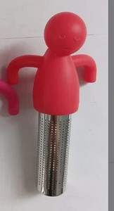 Naujas humanoidinio filtro arbatos užpiltuvas Nerūdijančio plieno filtras Arbatos infuzinis arbatos filtras kūrybingas stiklas