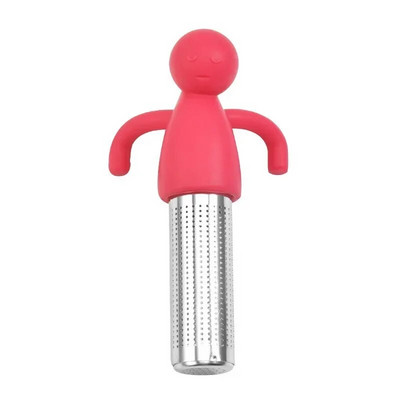 Naujas humanoidinio filtro arbatos užpiltuvas Nerūdijančio plieno filtras Arbatos infuzinis arbatos filtras kūrybingas stiklas