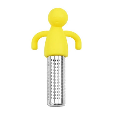 Naujas humanoidinio filtro arbatos užpiltuvas Nerūdijančio plieno filtras Arbatos infuzinis arbatos filtras kūrybingas stiklas