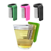 1 tk Creative Tea Infusers Kurnad Roostevabast terasest sõel käepidemega riidepuu Infusioonid Teenõud Lehtede Filter Köögitarvikud