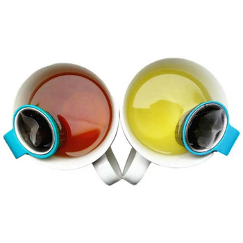 1PC Creative Tea Infusers Цедки Сито от неръждаема стомана с дръжка Закачалка Infusers Teaware Филтър за листа Кухненски аксесоари