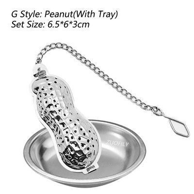 Nova posuda za natapanje čaja od nehrđajućeg čelika Čajnik/sova/patka/bundeva Posuda za začine Cjedilo za čaj Biljni filtar Pribor za pribor za čaj Kuhinjski alati