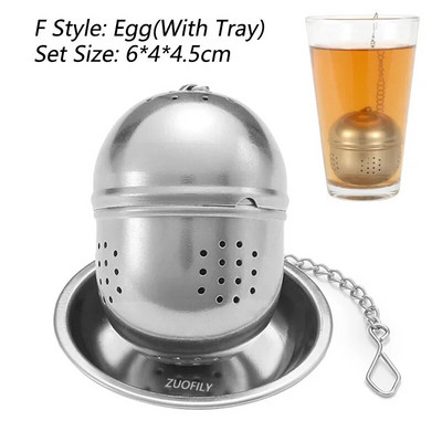 Nova posuda za natapanje čaja od nehrđajućeg čelika Čajnik/sova/patka/bundeva Posuda za začine Cjedilo za čaj Biljni filtar Pribor za pribor za čaj Kuhinjski alati