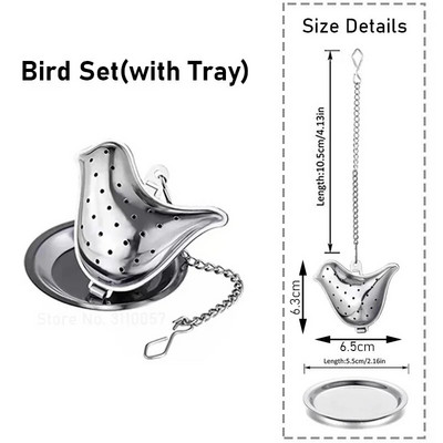 Nova posuda za natapanje čaja od nehrđajućeg čelika Čajnik/sova/patka/bundeva Posuda za začine Cjedilo za čaj Biljni filtar Pribor za pribor za čaj Kuhinjski alati
