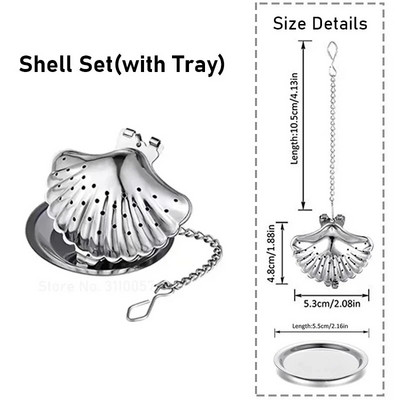 Nova posuda za natapanje čaja od nehrđajućeg čelika Čajnik/sova/patka/bundeva Posuda za začine Cjedilo za čaj Biljni filtar Pribor za pribor za čaj Kuhinjski alati