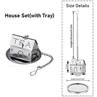 Nova posuda za natapanje čaja od nehrđajućeg čelika Čajnik/sova/patka/bundeva Posuda za začine Cjedilo za čaj Biljni filtar Pribor za pribor za čaj Kuhinjski alati