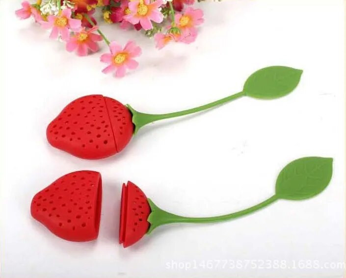 Naljakad käeliigutused teejootmispulber Musta tee kurn FDA klassi silikoonist lahtiste lehtedega taimsete vürtside hoidik Teepruulimisvahendid