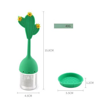 Flamingo Tea Strainer Pineapple Kiwi Tea-packs Silicone Herbal Infuser Drinking Supplies Filter Diffuser Teaware Home Drinkware