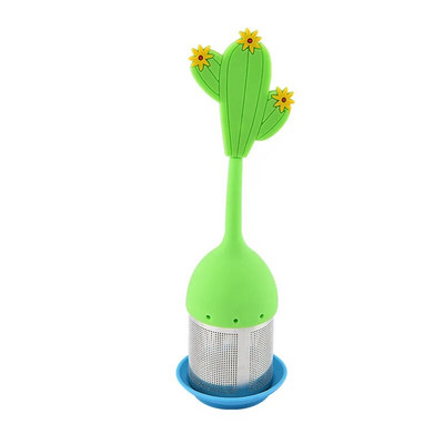 Flamingo teesõel Ananassi kiivi teekotid Silikoonist taimsed infusioonid Joogitarvikud Filter Difuuser Teenõud Kodused jooginõud