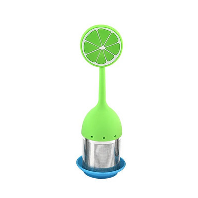 Flamingo teesõel Ananassi kiivi teekotid Silikoonist taimsed infusioonid Joogitarvikud Filter Difuuser Teenõud Kodused jooginõud