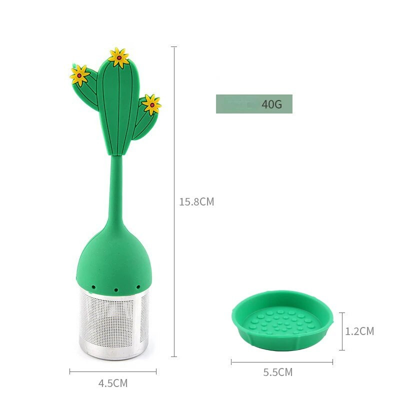 Flamingo teesõel Ananassi kiivi teekotid Silikoonist taimsed infusioonid Joogitarvikud Filter Difuuser Teenõud Kodused jooginõud