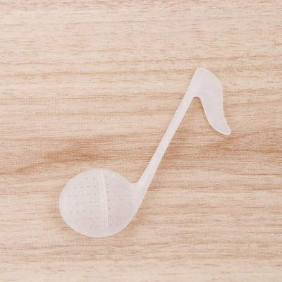Μουσική νότα Σχήμα φίλτρου τσαγιού Cute Tea Infuser Tea Leaf Strainer Filter Diffuser Πλαστικό φίλτρο κουταλιού τσαγιού Εργαλεία κουζίνας
