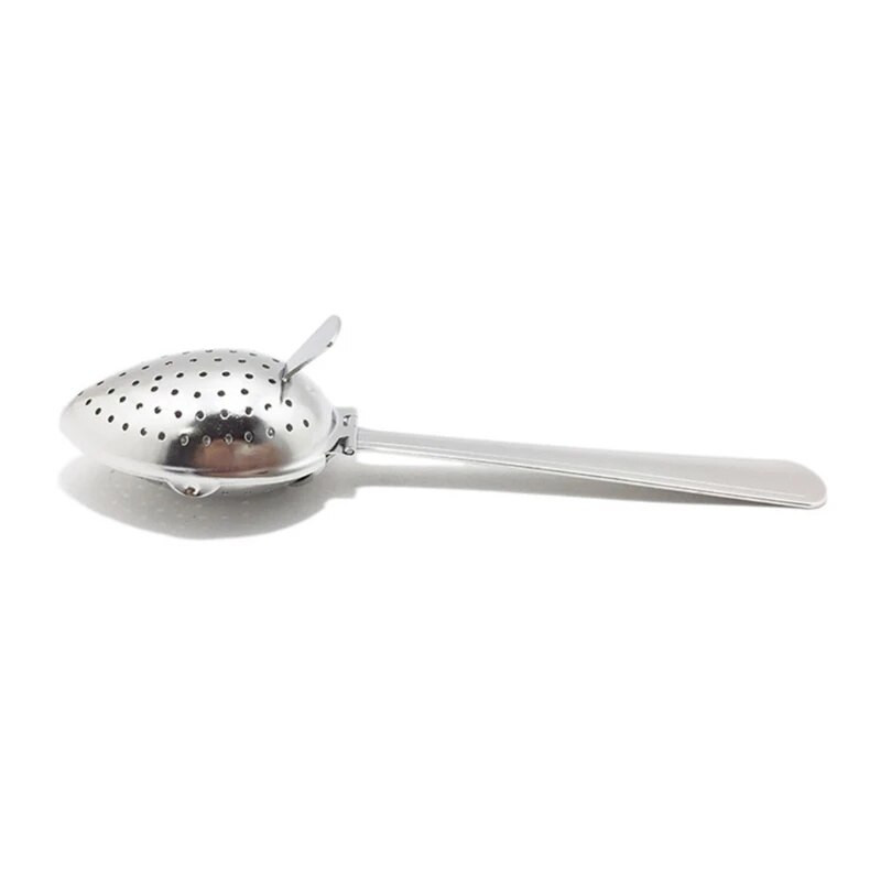 Φορητό Loose Leaf Tea Steeper Mesh Strainer Tea Infuser Φίλτρο κουτάλι ανοξείδωτο
