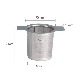 Инфузер за чай Тава за чайник Подправки Цедка за чай Филтър за кафе от неръждаема стомана Аксесоари за прибори за чай Кухненски инструменти Инфузери Чай Теч
