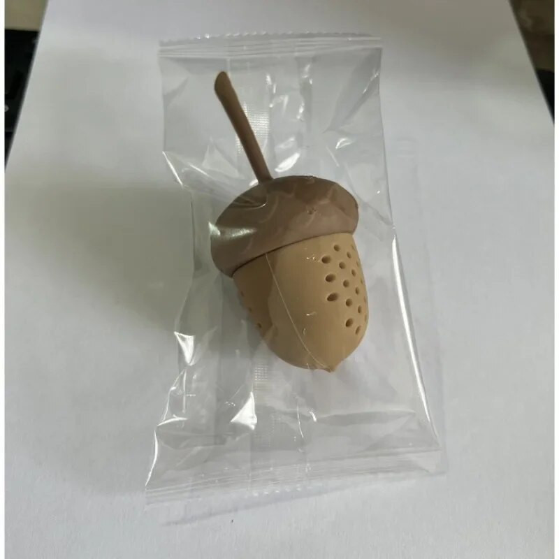 1 kom. Prijenosni silikonski biljni filtar u obliku žira Alati za čaj Cjedilo za vrećice čaja Naprava za ulijevanje čaja Posuđe za čaj Kuhinjski dodaci