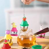 Animal Tea Infuser 304 roostevabast terasest teekuulsõelad karupart kass, jänes roosi kujuga peenvõrgust filter lahtiseks